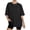 B-Black, variant on Women’s T-Shirts Short Sleeve Tops for Women Fitted Crewneck Tee Casual Trendy 2025