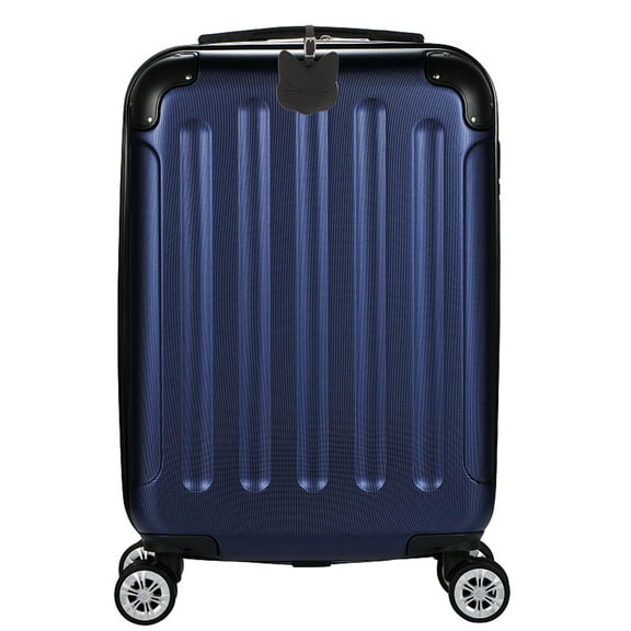 KAJNBN 3Pcs Suitcase Tag for Airplane Travel with Decorative Style Navy Blue