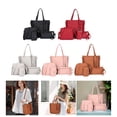 thumbnail image 2 of Elegant 4Pcs Women's PU Leather Shoulder Bag Set Crossbody Purse Shoulder Bag Card Holder Casual Handbag, 2 of 2