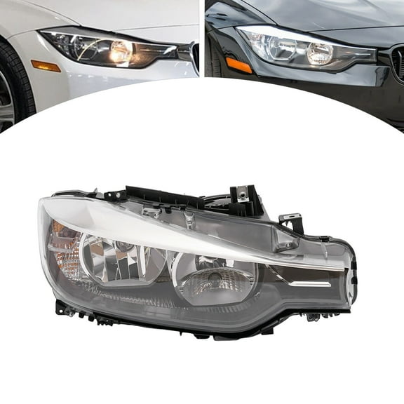 Right Passenger Side Halogen Headlight For 2012-2015 BMW 320i 328i Sedan Wagon