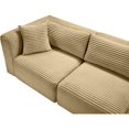 thumbnail image 5 of Meridian Furniture 5-Piece Camel Corduroy Performance Fabric Modular Sectional, 5 of 11