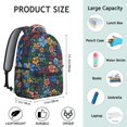 thumbnail image 6 of Pioneer Flower Backpack for School,Cute School Bag,Schoolbag with Adjustable Shoulder Straps & Padded Back,15.3"x11"x7.1".﻿, 6 of 6