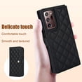 thumbnail image 2 of Case Wallet for Samsung Galaxy Note 20 Ultra, [Wristlet & Crossbody Strap] RFID Blocking 5 Card Slots Stand [Shockproof TPU Shell] PU Leather Magnetic Flip Cover for Note 20 Ultra, Black, 2 of 9
