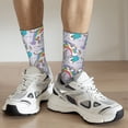 thumbnail image 6 of Vsdgher Unicorn DoingYoga Crew Socks for Men & Women, Breathable Casual Athletic Ankle Socks, 6 of 6