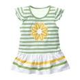 thumbnail image 6 of Girls Summer Clothes Casual Clothing Suit Short Sleeve Striped Print T-Shirt and Pants, 6 of 7