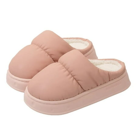 

Winter Slippers Women Indoor Outdoor Wear Soft Thick Non-slip Warm Cute Design Fashion Versatile Simplicity