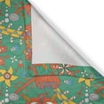 thumbnail image 6 of Ambesonne Colorful Valance & Curtain, Dot Cartoony Nature Design, 55"x24", Multicolor, 6 of 6