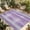DarkOrchid, variant on Purple Silvery Outdoor Rug for Patio/Deck/Porch, Non-Slip Large Area Rug 4 x 6 Ft, Geometric Ombre Stripe Boho Sparkling Dot Indoor Outdoor Rugs Washable Area Rugs, Camping Rug Carpet Runner