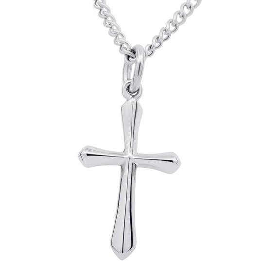 Stainless Men's Complete Cross Necklace - John 19:30 by Shields of Strength