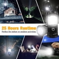thumbnail image 4 of Linterna LED portátil plegable para camping XTAUTO, ligera, resistente al agua, solar, recargable por USB, kits de supervivencia para interior y exterior, luz de emergencia para el hogar, cortes de en, 4 of 5