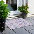 thumbnail image 6 of Addison Rugs Chantille Indoor/Outdoor Transitional Floral Blush Washable Rectangle Rug, 1'8" x 2'6", 6 of 6