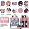 thumbnail image 3 of Pañalera Mochila Impermeable Usb Cargo Mosquitero Y Juguete Pamolo  Multifunción, 3 of 8