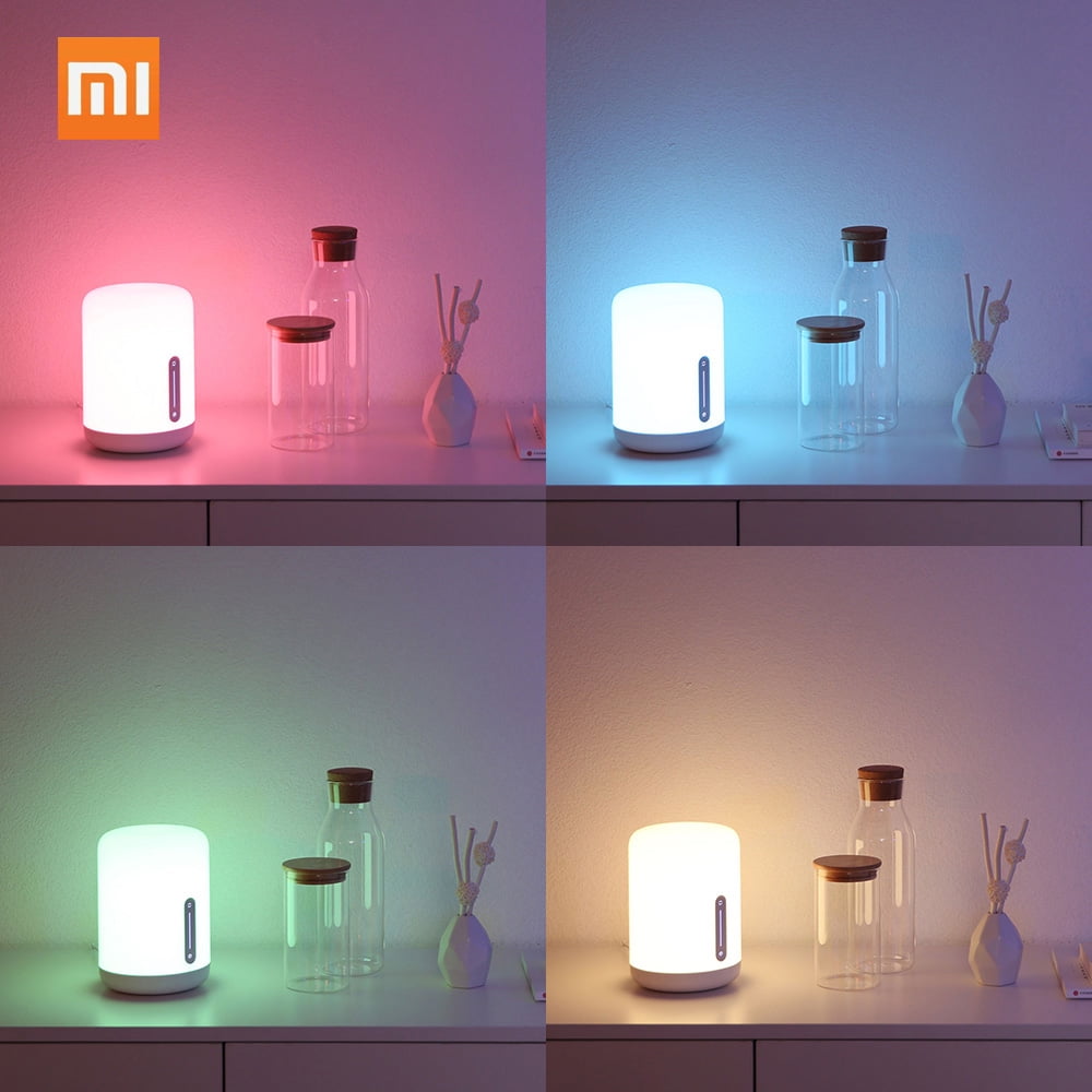 Mijia Bedside Lamp 2 Smart Light Indoor Bed Desk Light RGB Colors Changing Bluetooth WiFi Touch Control APP Control