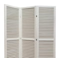 thumbnail image 2 of Home Decorative Shutter Screen Room Divider - White - 3 Panel, 2 of 5