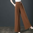 thumbnail image 4 of Itsame Loose Pants for Womens Long Sweatpants Thin Style Loose Pant Brown Size XL, 4 of 5