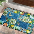 thumbnail image 4 of ONETECH Fruit Butterfly Flower Kitchen Floor Mat Dog Doormat Absorbent Welcome Entrance Doormat 19.68*39.37 in, 4 of 6