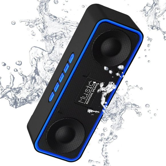SZROBOY Portable Bluetooth Speaker, Wireless Speaker with 10W Loud Stereo Sound, Outdoor Speakers with Bluetooth 5.0, 24H Playtime,66ft Bluetooth Range, Dual Pairing for Home,Party