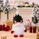 thumbnail image 3 of Goblins sin rostro de Navidad Antler Bowknot Forest Old Man Props para el hogar (A) Sywqhk Libre de BPA, 3 of 6