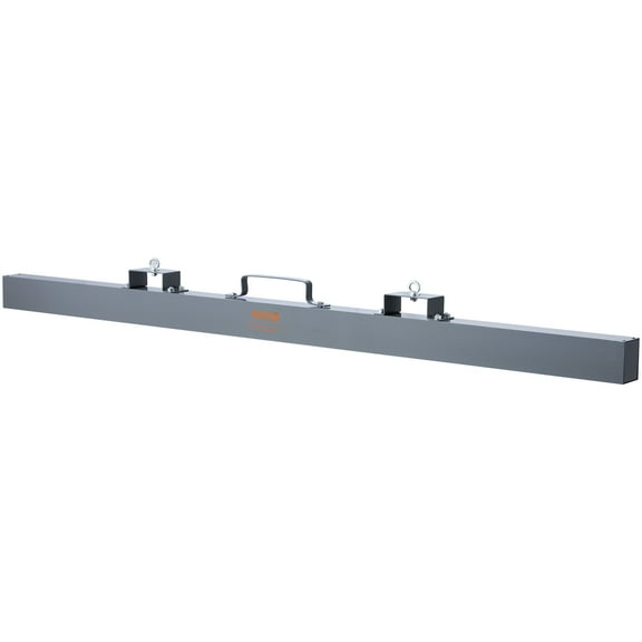 VEVOR Hanging Magnetic Sweeper Pickup Tool, 120lbs Nail Hang-Type Magnetic Forklift Sweeper, Industrial Grade Magnets Steel Material Hunting Accessories for Picking Up Bolts Nails Iron Chips Metals