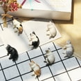 thumbnail image 3 of Lazy Cat Refrigerator Magnet Message Wall Sticker Creative Home Decoration Accessories, Gift for Lady Cats Lovers, 3 of 8