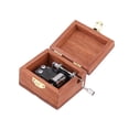 thumbnail image 3 of Retro Wooden Musical Box Hand Crank Music Box Exquisite Workmanship 4 Patterns for Option, 3 of 7