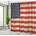 thumbnail image 5 of Ambesonne USA Shower Curtain, Independence Day in July, 69"Wx75"L, Cream Red Navy Blue, 5 of 5
