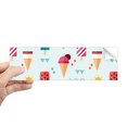 thumbnail image 1 of Sol Río de montaña helado helado de dulce Rectángulo Parachoques Pegatina Cuaderno Ventana Calcomanía, 1 of 1