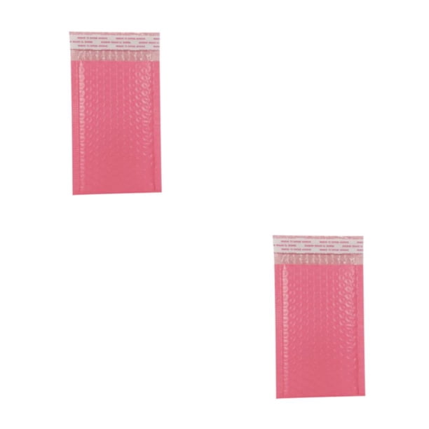 Billuyoard 30 bolsas de burbujas duraderas para envíos, bolsas de correo de burbujas impermeables, bolsas de correo para bolsas de paquetes rosa 13*18+4cm 2Conjunto