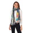 thumbnail image 2 of FORMRS Womens Scarf Winter Soft Long Big Warm Shawls Wrap Tassel Scarves, Evening Mountain Road, 2 of 9