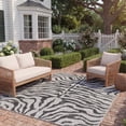 thumbnail image 4 of SAFAVIEH Courtyard Gerald Animal Indoor/Outdoor Area Rug, Grey/Black, 8' x 11', 4 of 13