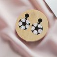 thumbnail image 5 of Pendientes Bonitos pendientes colgantes de lágrima de fútbol Juego divertido de pelota Pendientes colgantes Regalo de recuerdo de fiesta de deporte de vacaciones para mujeres Señoras Copa mundial de fútbol Favores de fiesta Suministros MFZFUKR CPB-CJZ843-1, 5 of 5