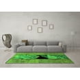thumbnail image 3 of Ahgly Company Indoor Rectangle Abstract Green Modern Area Rugs, 7' x 10', 3 of 4