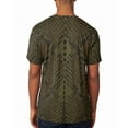 thumbnail image 2 of Halloween Rattlesnake Snake Snakeskin Costume All Over Mens T Shirt Military Green LG, 2 of 2