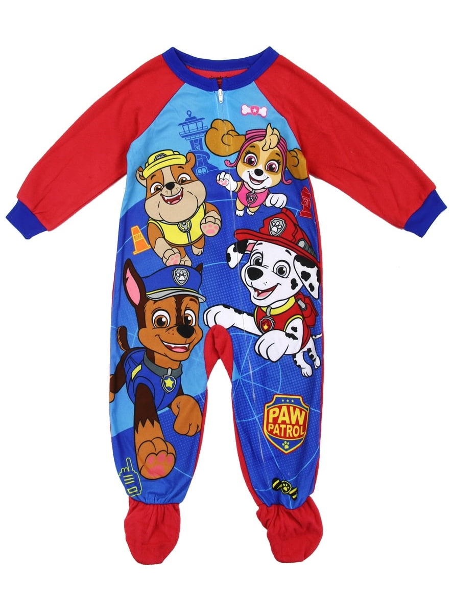 Nickelodeon Paw Patrol Long Sleeve Sleeper Blanket Pajama Boy Size 6//7