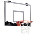 thumbnail image 2 of Silverback 18" Over the Door Mini Basketball Hoop Set with Shatterproof Backboard Perfect for Home or Office, 2 of 3