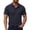 Navy&&100, variant on CONROSES Mens Short Sleeve Polo Shirts Jacquard Collared Buttons Polo Shirt for Men Casual Golf Shirts