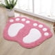 thumbnail image 4 of Bonitas alfombrillas para los pies, suave alfombra de microfibra para el baño, antideslizante, bonita alfombra grande, absorbente, para dormitorio, cocina, 4 of 8