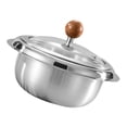 thumbnail image 5 of Mobestech Induction Compatible Stainless Steel Hot Pot for Korean Cooking Soup and Rice Dishes, 5 of 8