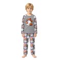 thumbnail image 2 of Halloween Family Pajamas Set Long Sleeve Crew Neck, Soft Matching Halloween Pajamas with Ghost Pumpkin Print, Spooky Family Halloween Pajama Set Sleepwear, 2 of 7