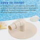 thumbnail image 4 of Pool Skimmer Vacuum Plate and 90 Degree Elbow Replace Above Ground Pool Vacuum Plate Adapter Compatible with Elbow 8929, 4 of 4