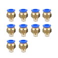 thumbnail image 1 of 10 Pieces Home Portable Threaded Interface Spare Parts Fast Pneumatic Hose Connector Reusable Fast Release Pipe Connectors Hardware PC10-01, 1 of 9