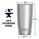 thumbnail image 2 of Vaso YETI Rambler de acero inoxidable aislante con tapa MagSlider 600 ml, 2 of 6