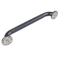 thumbnail image 5 of IMPEU 30-inch Textured Grab Bar for Bathtub and Shower, Oil Rubbed Bronze finish, 1.5-Inch Diameter, Bathroom Toilet Saftey Hand Rail, Wall-mounted, Great for Towel Holder / Stair Handrail, 5 of 9