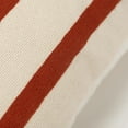 thumbnail image 4 of Rizzy Home Terracotta/Natural 20"X20" Stripe Woven Poly Filled Throw Pillow, 4 of 5