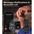 thumbnail image 4 of LIGE Men Smart Watches Bluetooth Call 1.83'' IP68 Fitness Tracker for Android iPhone Black, 4 of 5