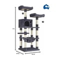 thumbnail image 2 of Torre para Gatos Bluelander 2 M Hamaca Rascador Múltiples Niveles Gris Claro, 2 of 2