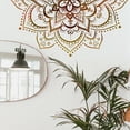 thumbnail image 3 of Bgsha Autocollant Mural Fleur de Lotus Boho Autocollants Muraux Mandala Studio de Yoga, 3 of 9