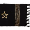 thumbnail image 2 of Woven Black CLASSIC STAR Table Runner, 13" x 36", by The Country House, 2 of 2
