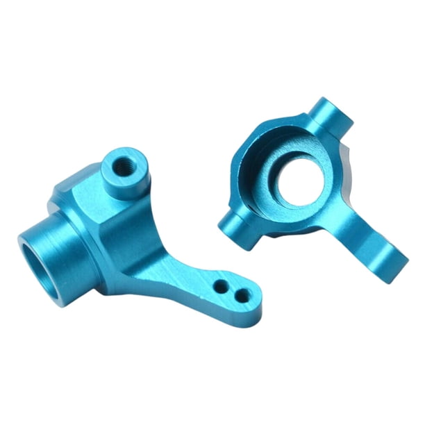 Aleación de aluminio RC coche dirección delantera bloques taza repuestos accesorios pa 02B escala 1/10 piezas DIY Hobby coche camiones vehículos Baoblaze Bloque de dirección delantera RC