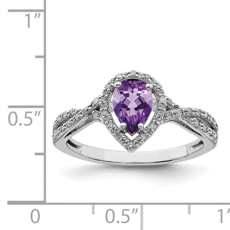 Walmart hotsell amethyst ring